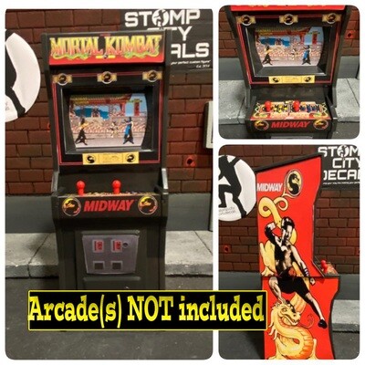 Arcade Cabinet: Mortal Kombat (Stickers)