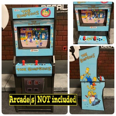 Arcade Cabinet: The Simpsons (Stickers)