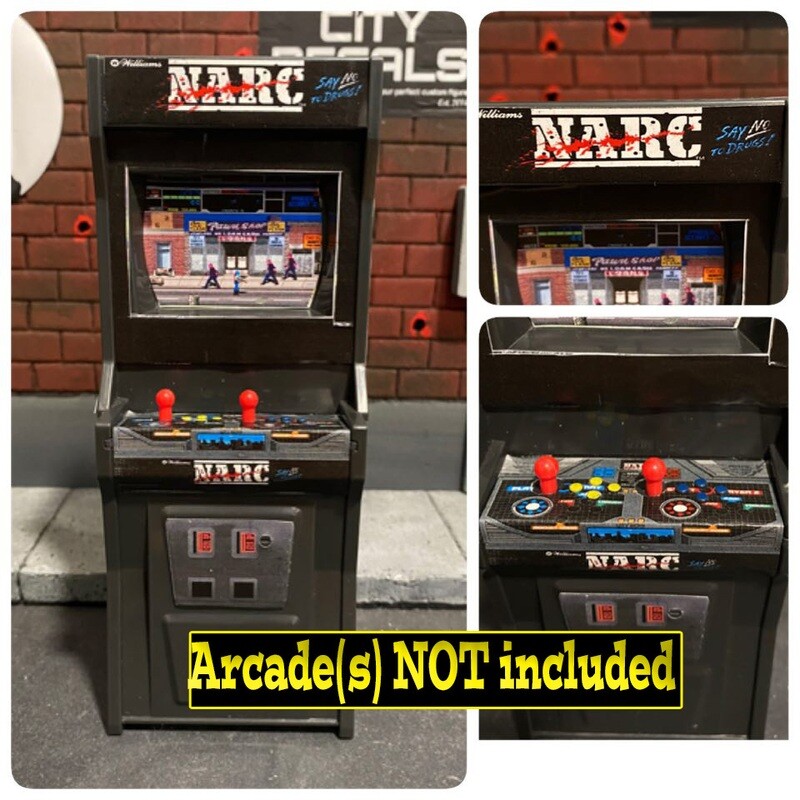 Arcade Cabinet: NARC (Stickers)