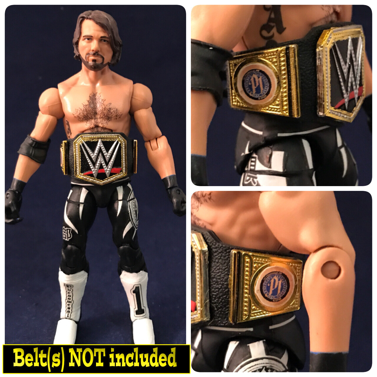 WWE Title Side Plate Designs