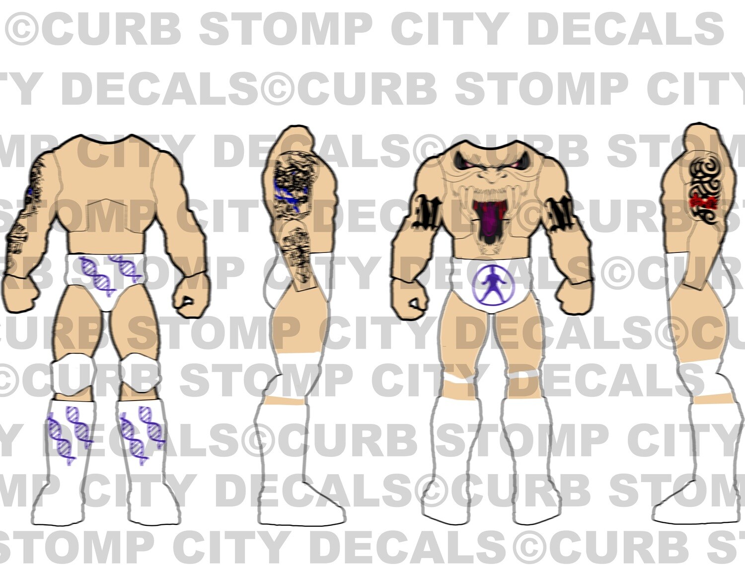Matt Morgan v2 w/ Updated Tattoos