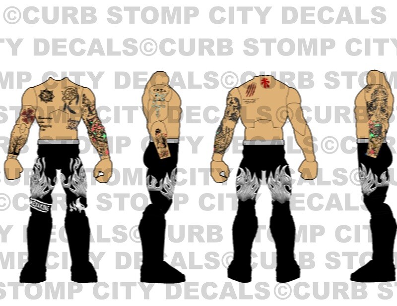 Rey Fenix: Tattoos and Gear (Tattoos Remastered)