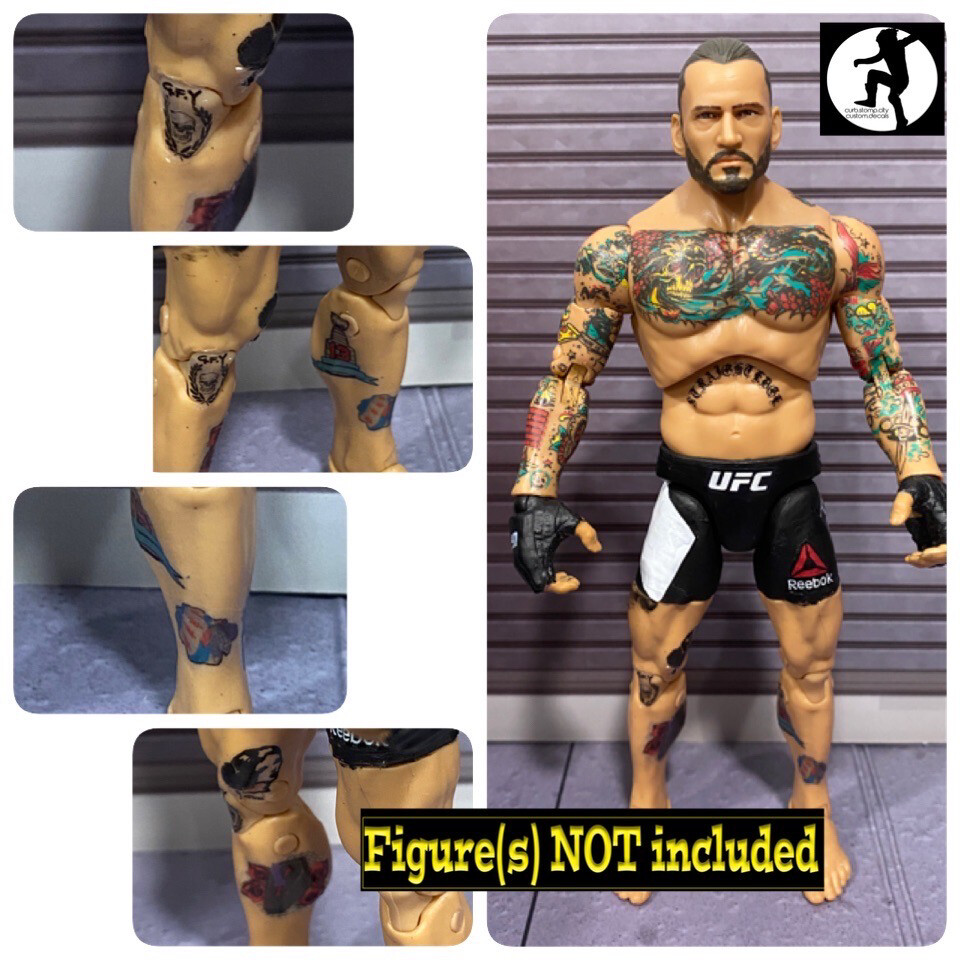 CM Punk: UFC + Leg Tattoos