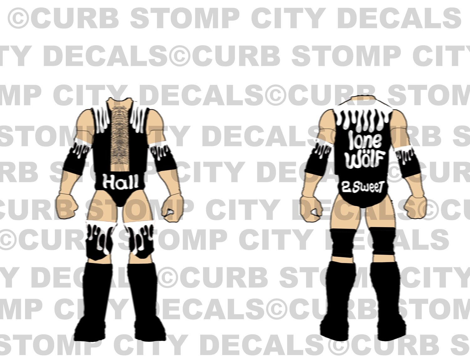 Scott Hall: Black &amp; White Ring Gear