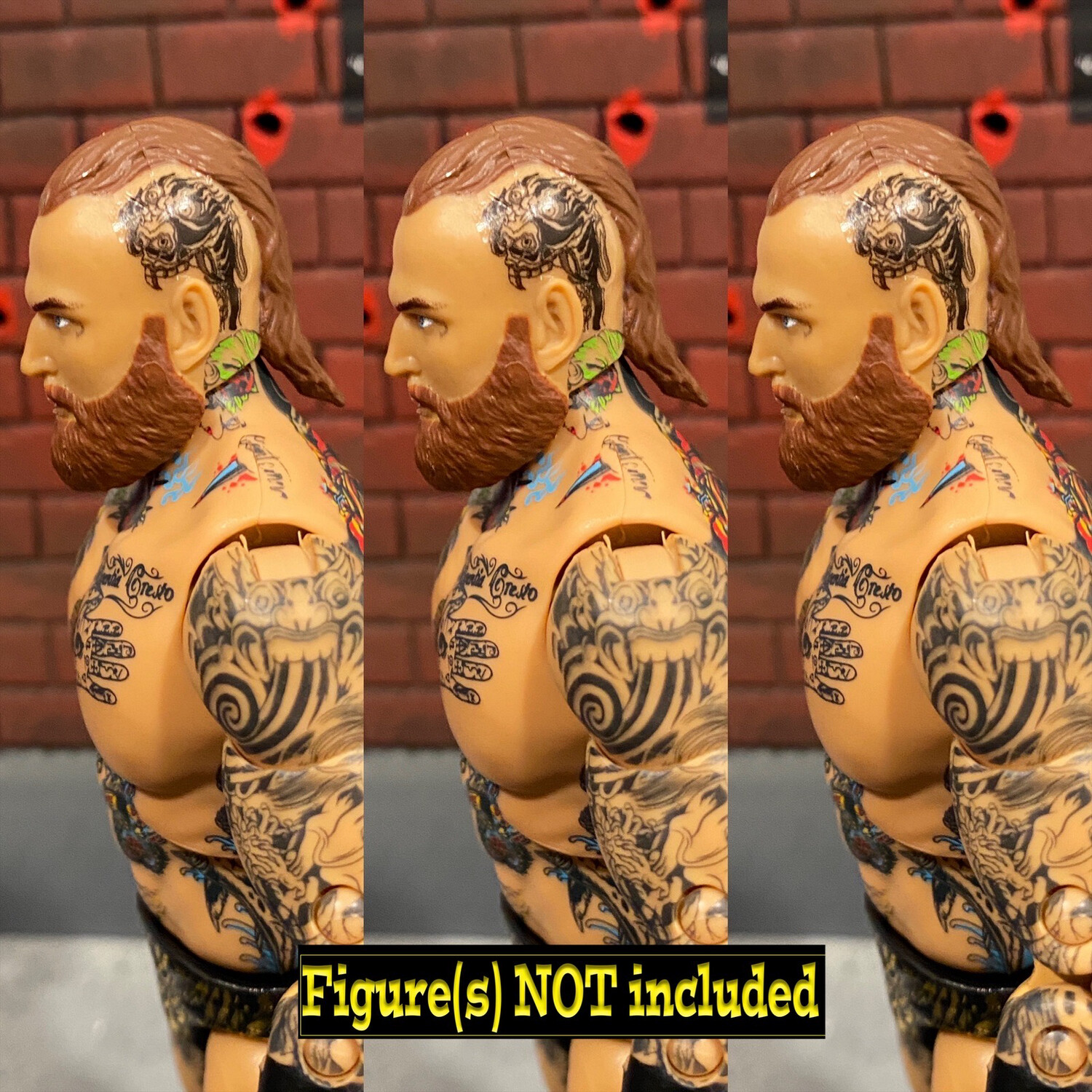 Malakai Black New Head Tattoo AddOn