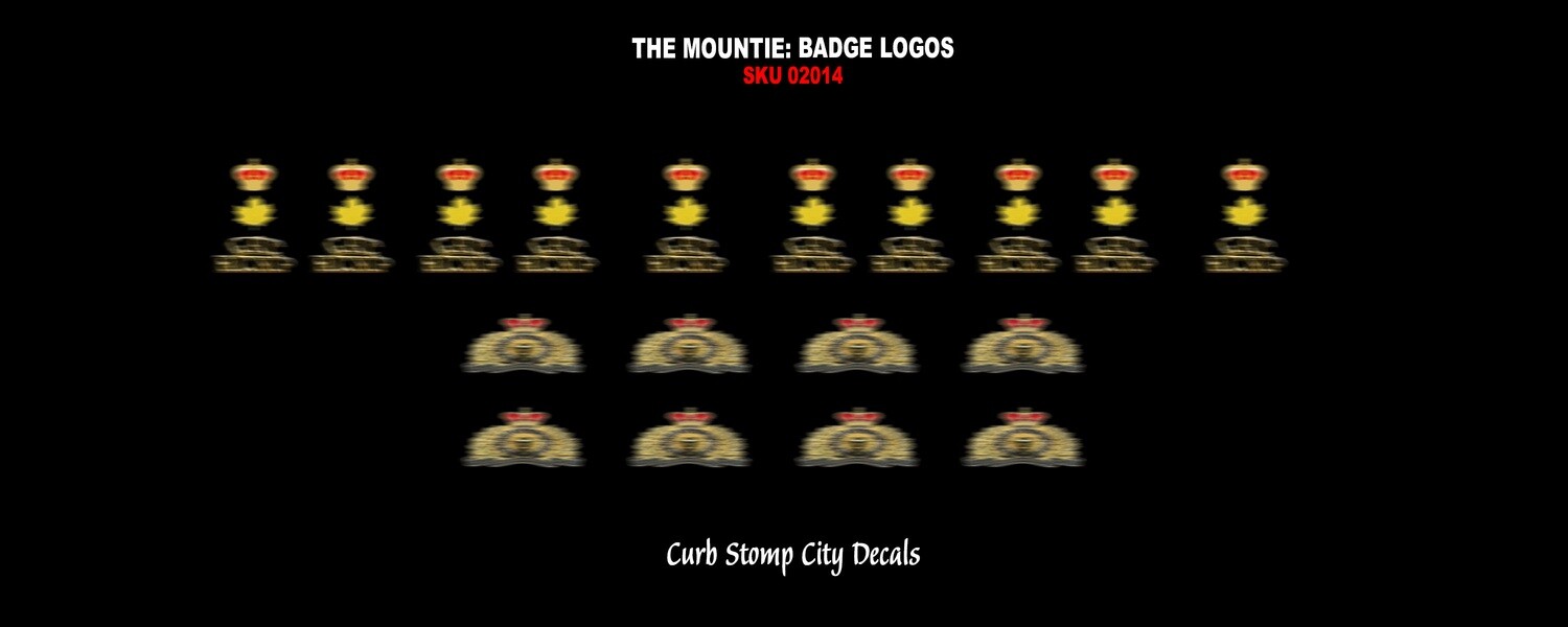 The Mountie: Badge Logos
