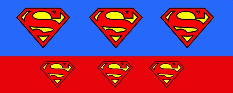 Superman Logo (1/12 Scale)