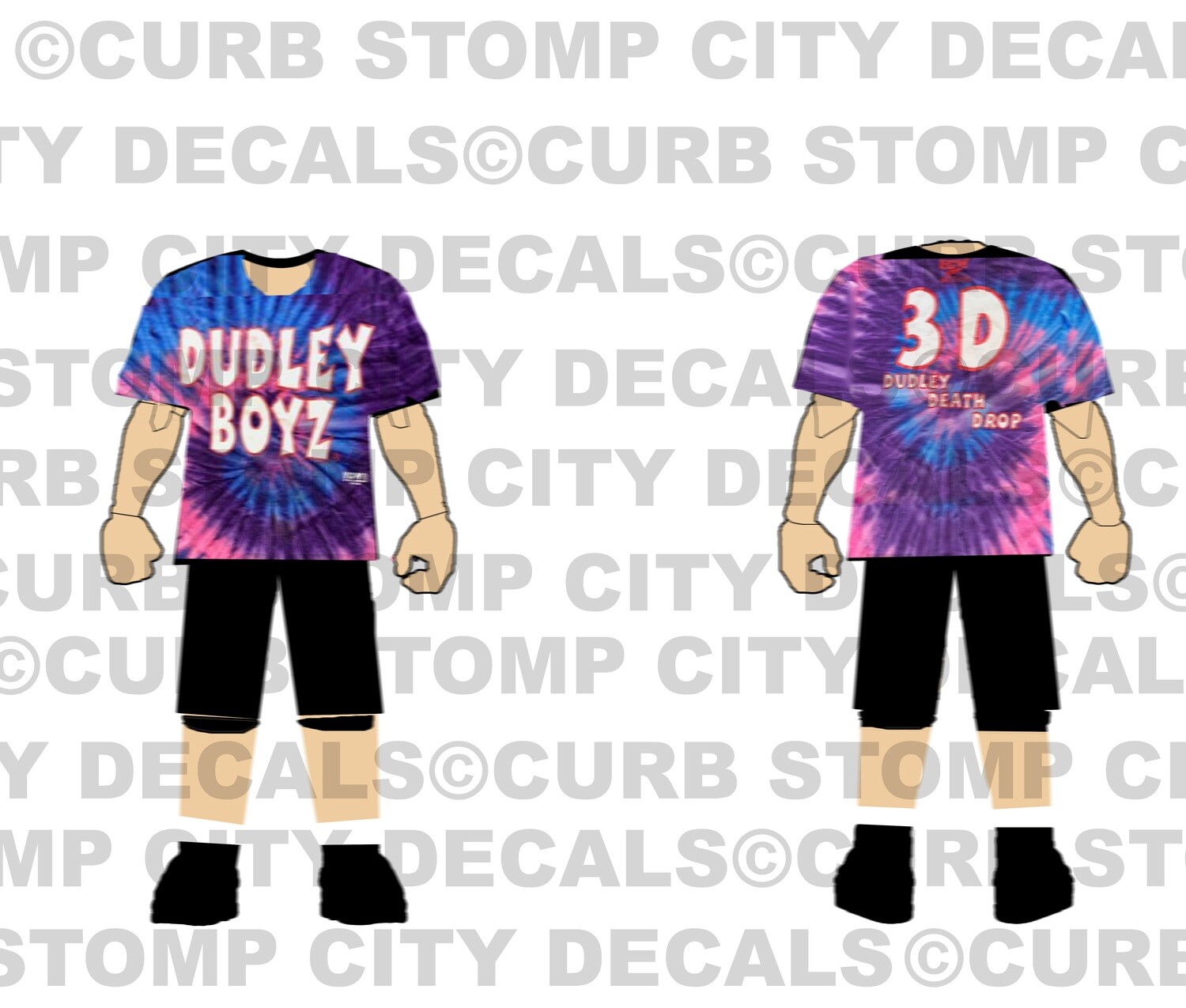 Dudley Boyz Tie-Dye