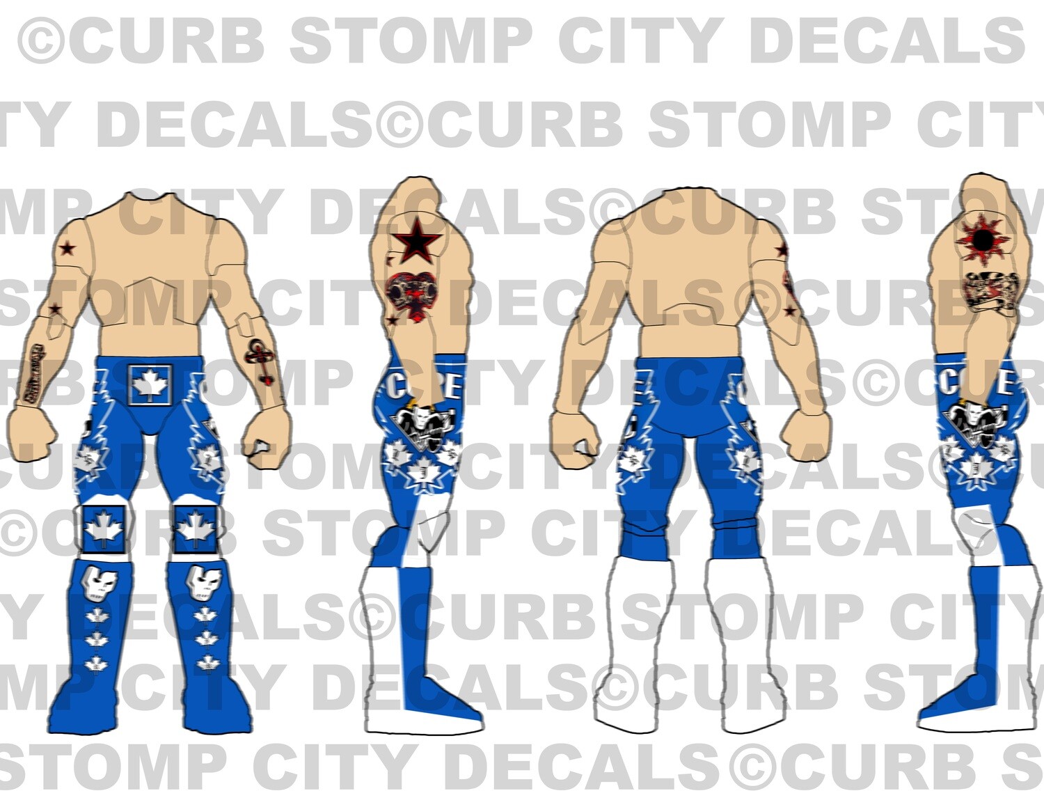 Adam Copeland: Toronto Maple Leaf Tribute Gear (Blue) (2024)