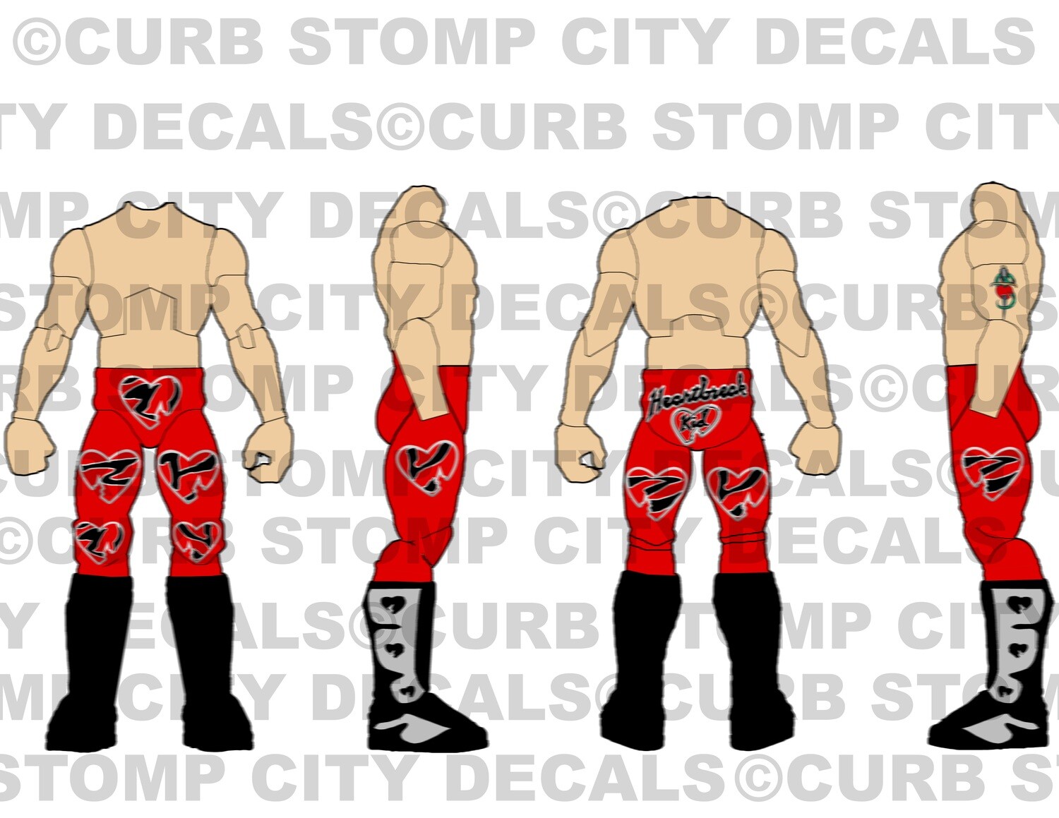 Shawn Michaels: Hearts: Red w/ Black (1996)