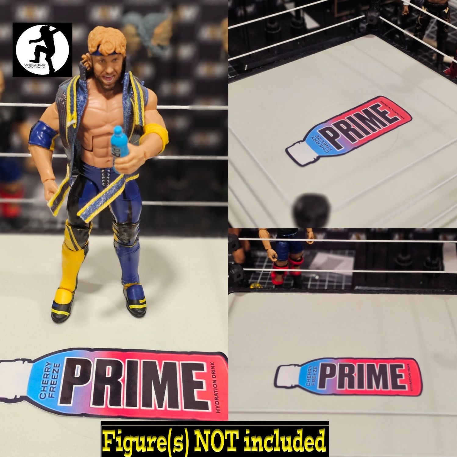 Wrestling Ring: PRIME Bottle Sticker