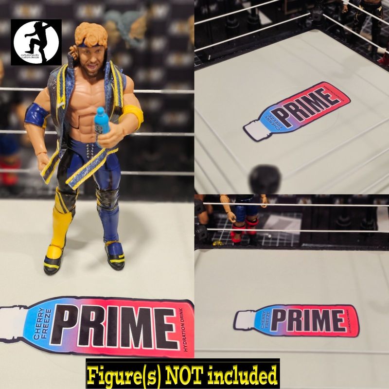Wrestling Ring: PRIME Bottle Sticker