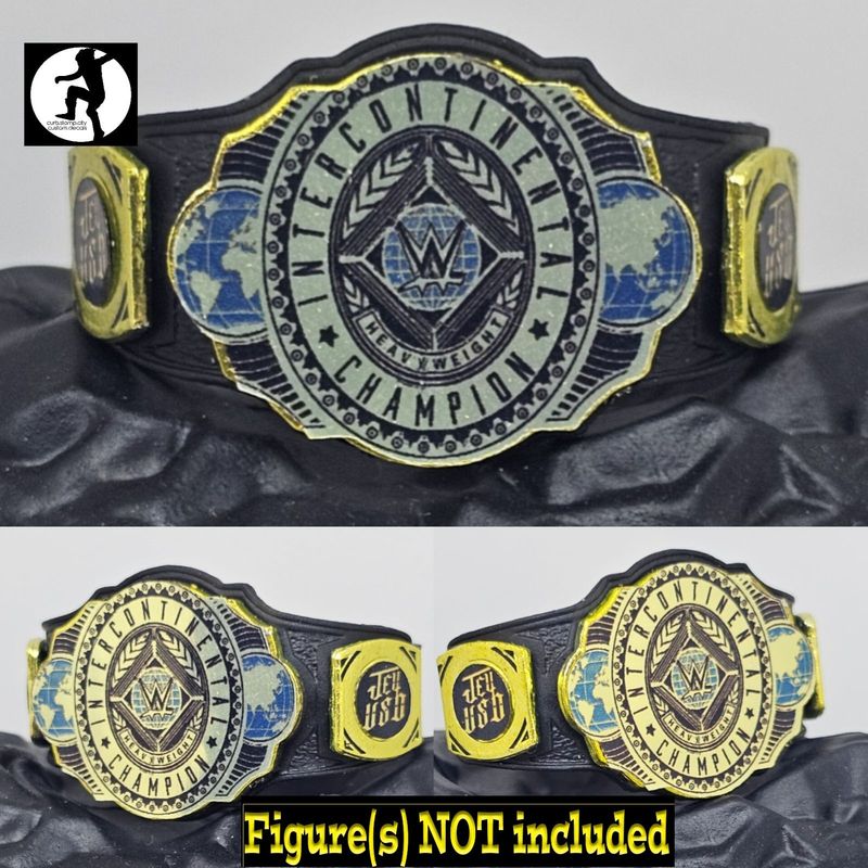 WWE New Intercontinental (Front Plate Design Only)