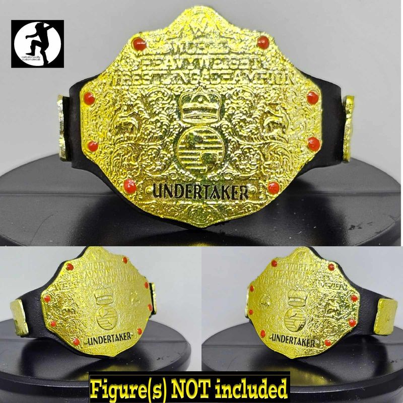 WWE Big Gold Name Plate Designs