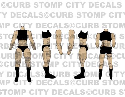 Rhea Ripley (Tattoos Only) (Updated)