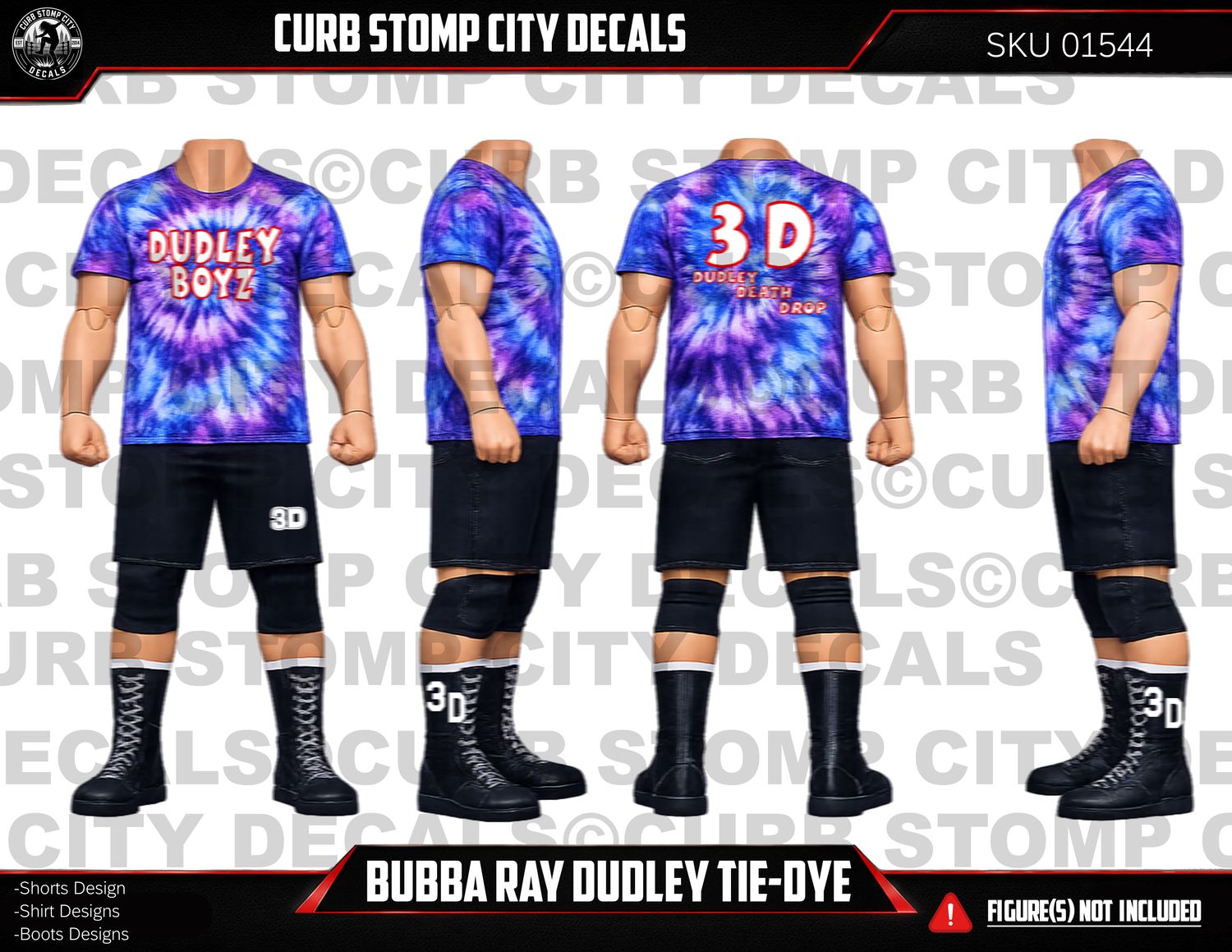 Dudley Boyz Tie-Dye