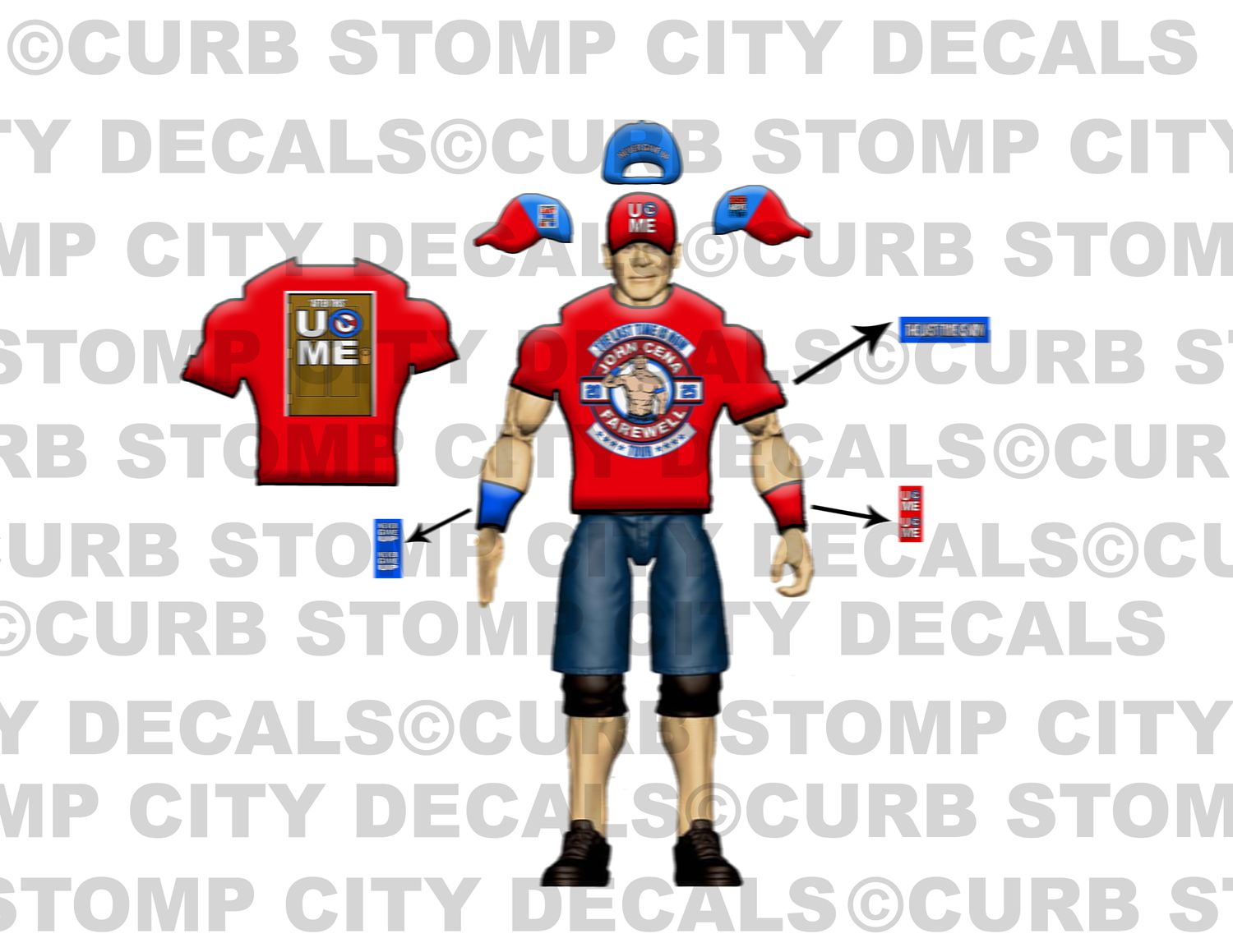 John Cena: Last Time is Now Farewell Tour Ring Gear