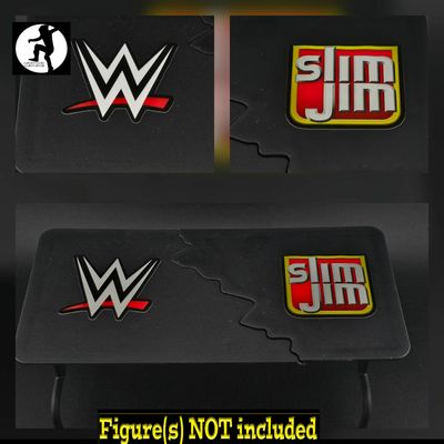 Table Designs: SLIM JIM and WWE Logo