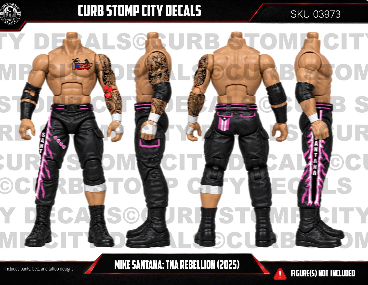 Mike Santana: TNA Rebellion (Bret Hart Tribute Gear) (2025)