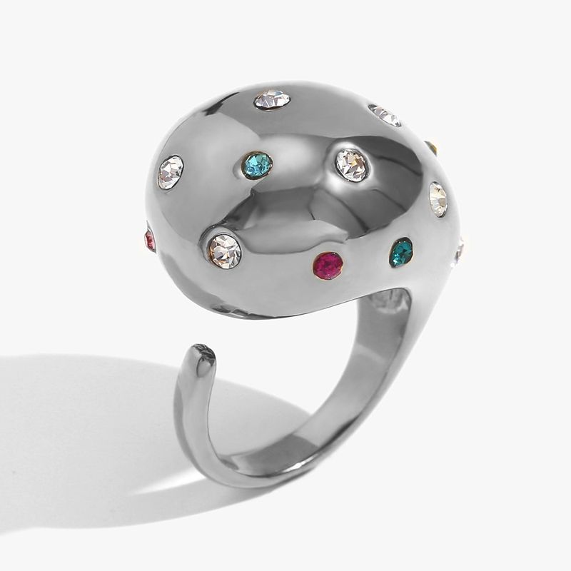 SILVER DROPLET RING