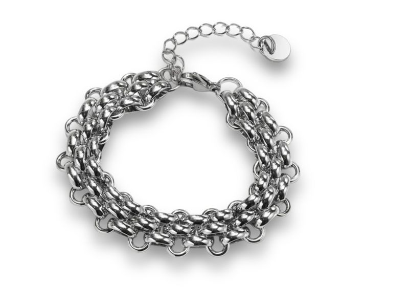 THE BRAIDED BRACELET (silver)