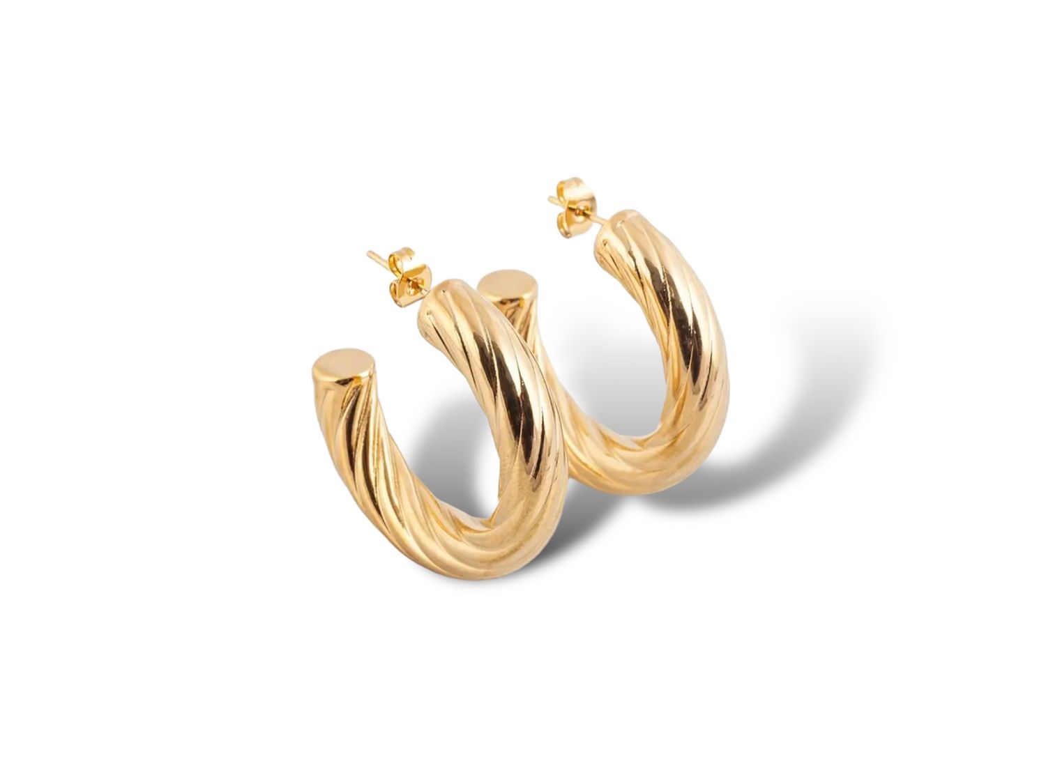 SIGNATURE HOOPS (gold)