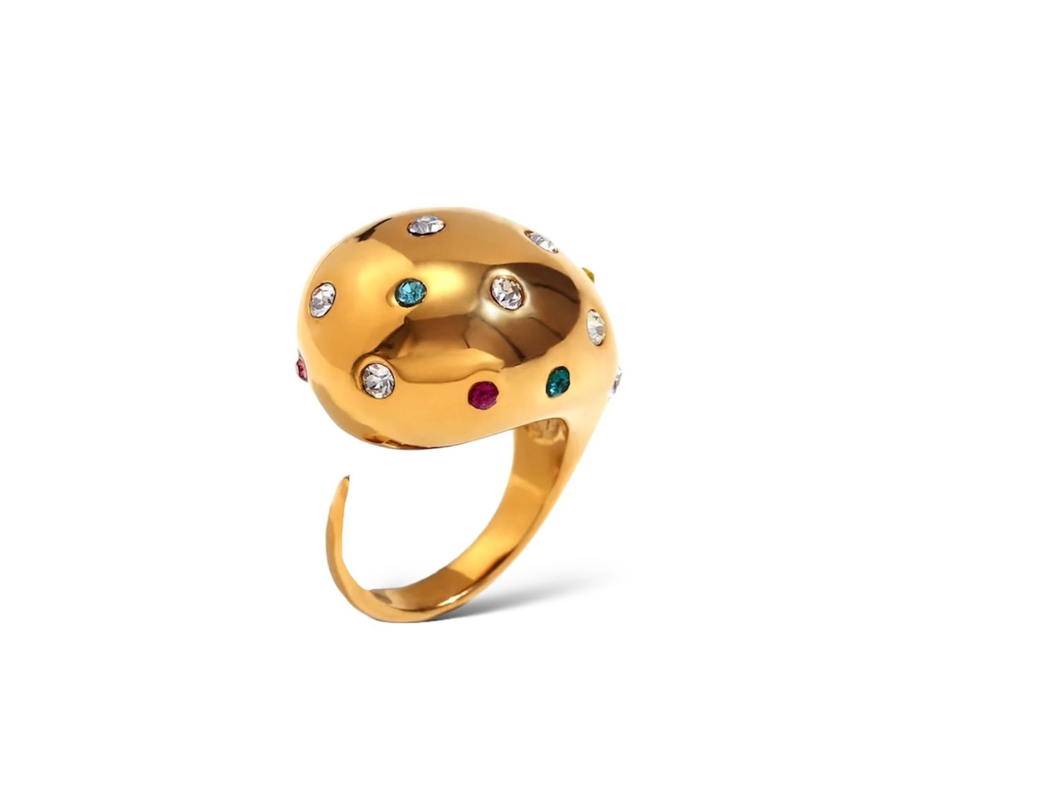 GOLD DROPLET RING