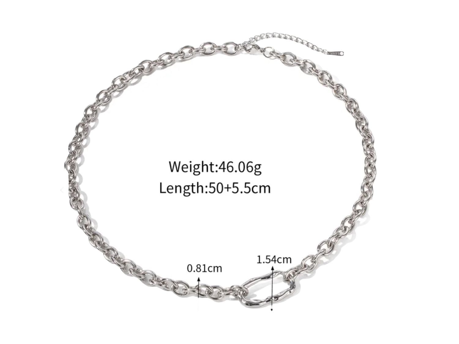 CHUNKY SILVER CHAIN