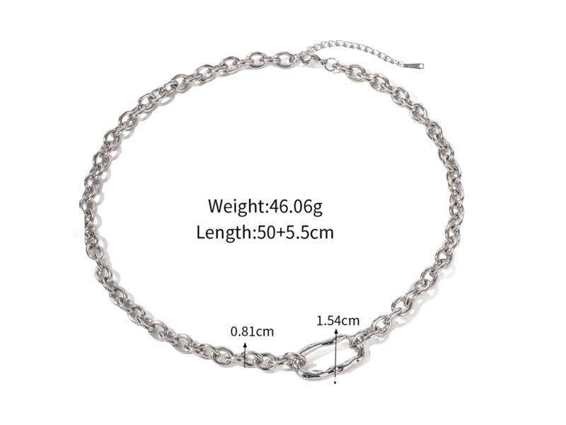 CHUNKY SILVER CHAIN