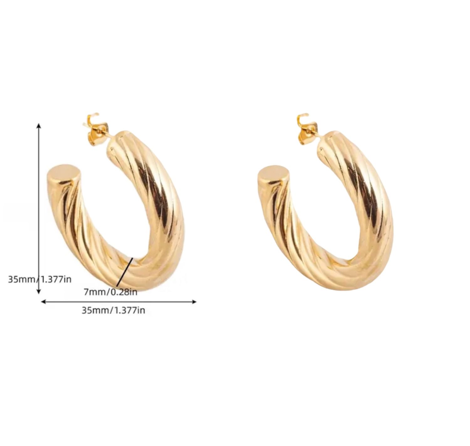 GOLD HOOPS