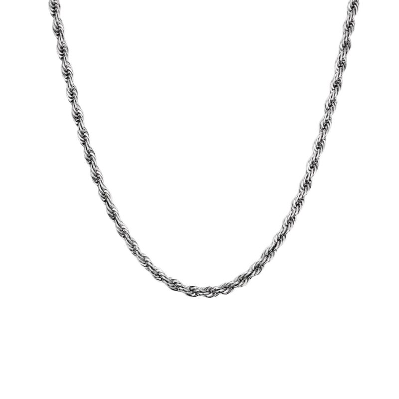 ESSENTIAL SILVER ROPE CHAIN