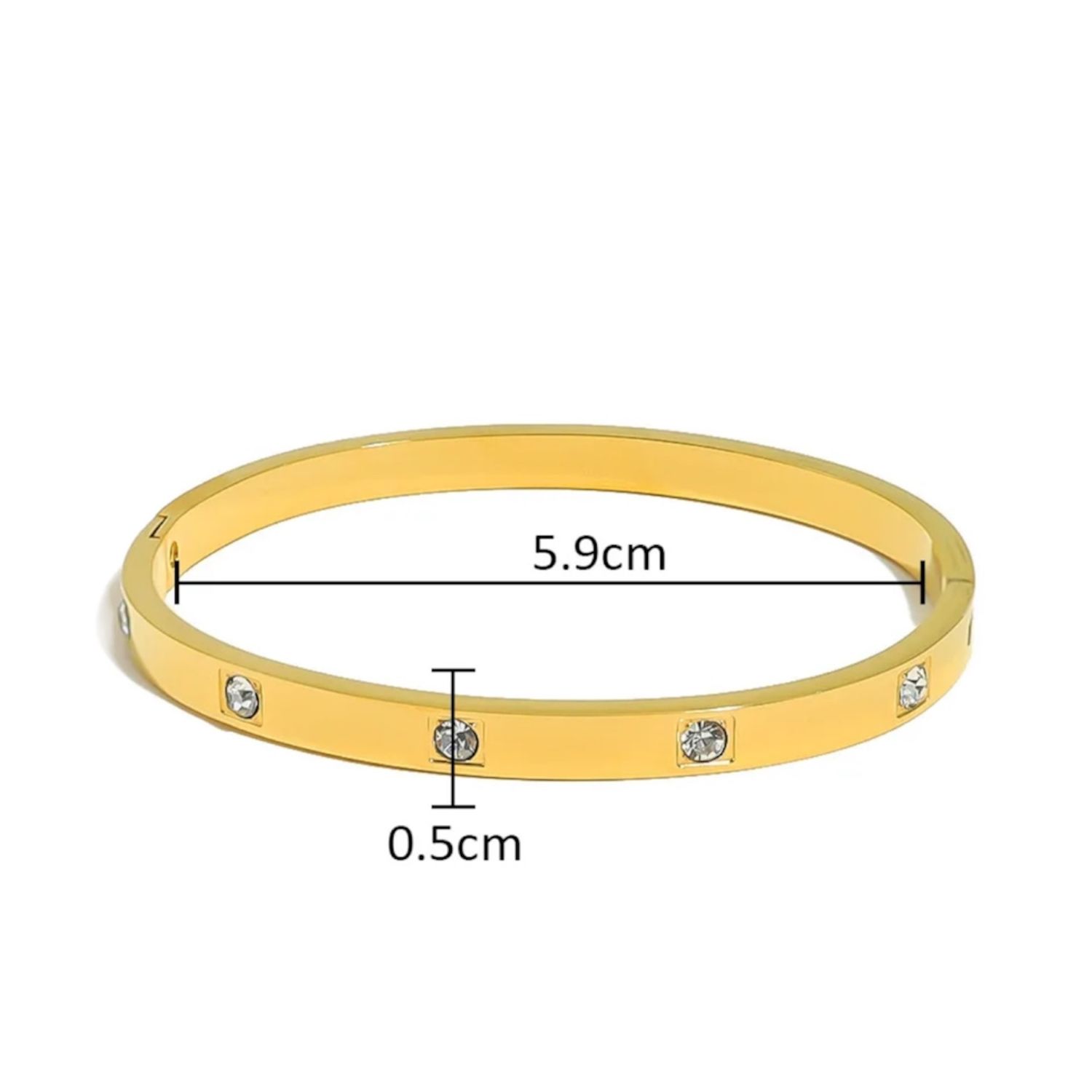 SKINNY GOLD BAGLE