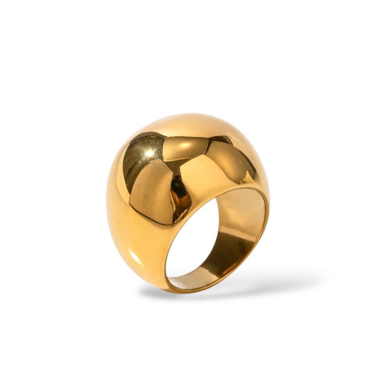 CHUNKY ROUND BALL RING