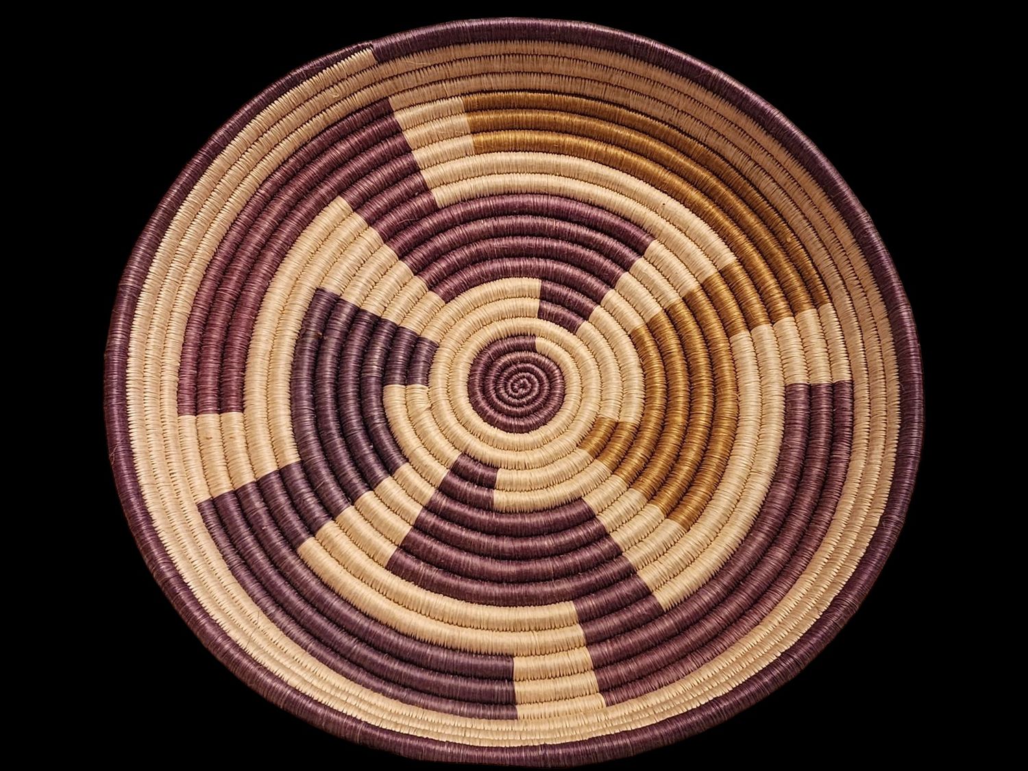 South American Woven Basket Wall Decor