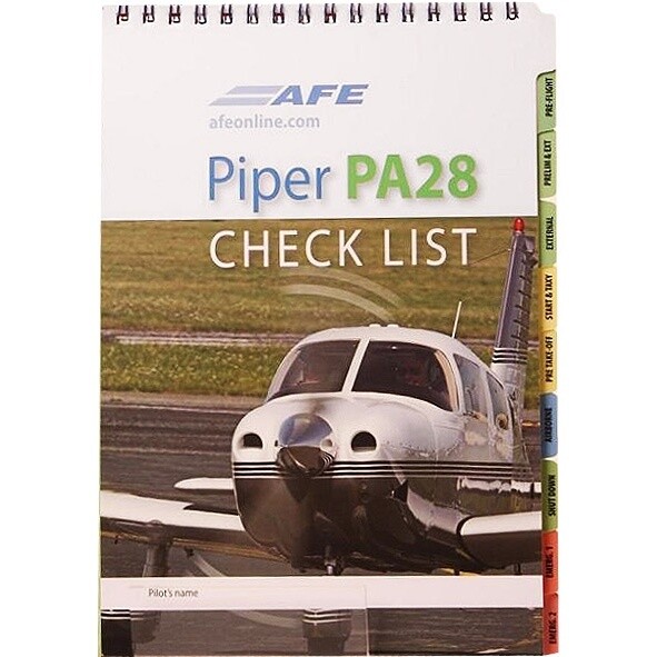 Piper PA28 Aircraft Checklist