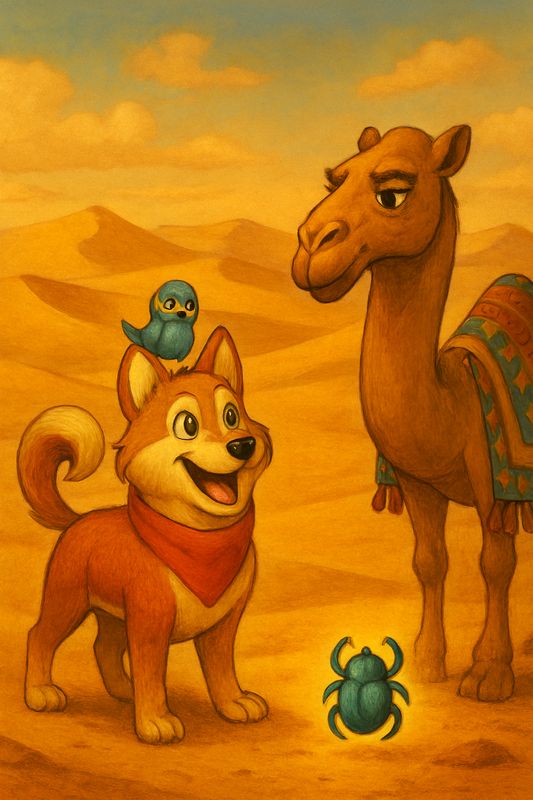 La trilogie de Max le Husky en Egypte.