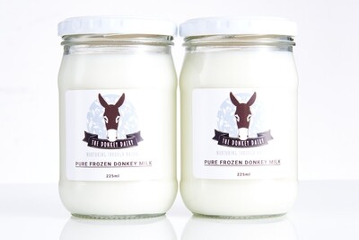 Pure Frozen Donkey Milk: 30 Jars