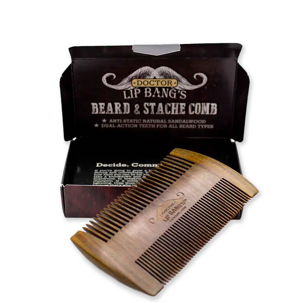 Dr Lip Bang&#39;s - Beard &amp; Stache Comb