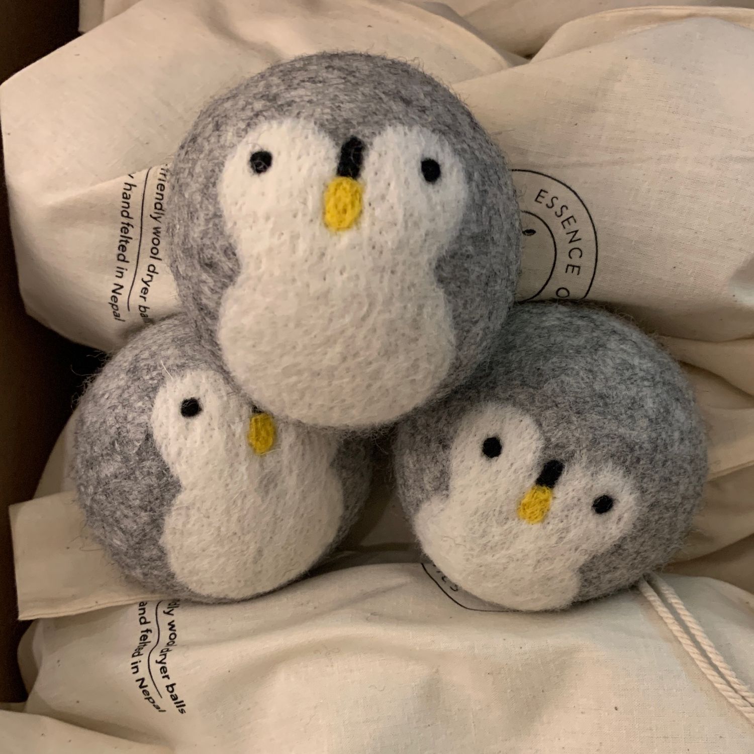 ELO - Penguins - Wool Dryer Balls 3