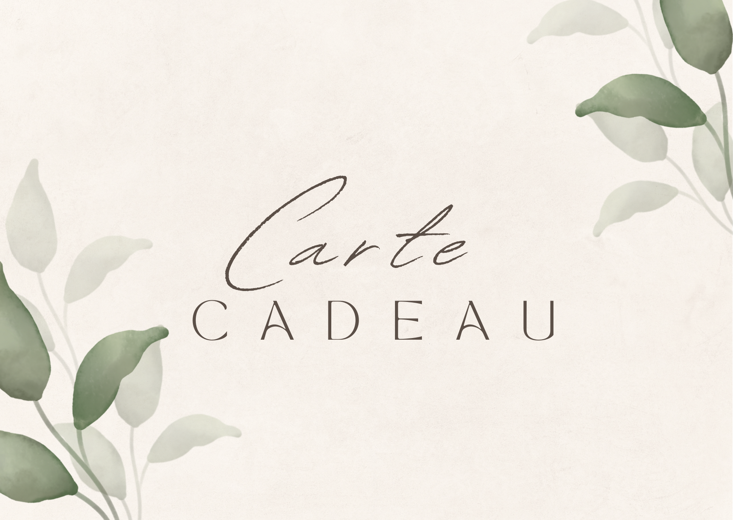Carte cadeau