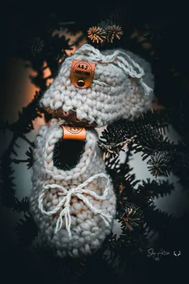 🧸 Chaussons bébé en laine naturelle – Modèle Loomi couleur coton