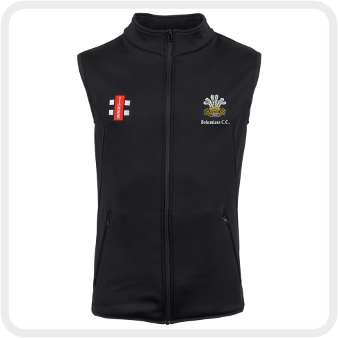 Bohemians CC Storm Thermo Bodywarmer (Black)