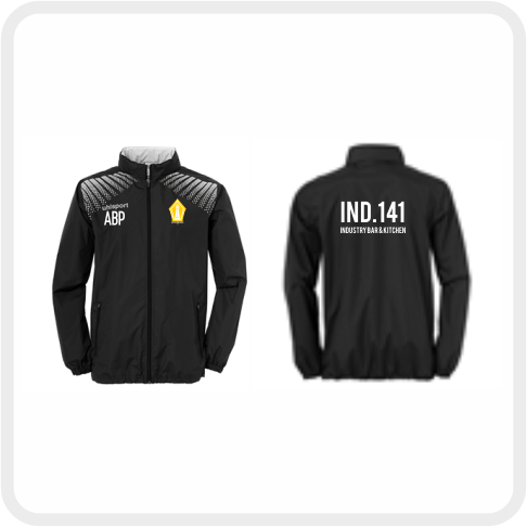 Old Cothamians FC Uhlsport Goal Rainjacket (Black/White)