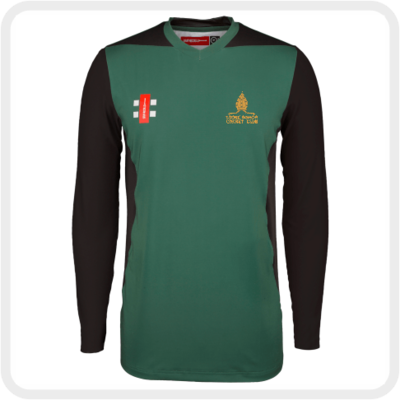 Stoke Bishop CC T20 L/S T-Shirt (Green/Black)