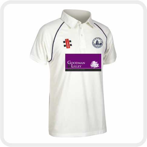 Portishead CC Matrix S/S Shirt (Navy Trim)