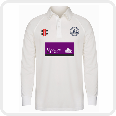 Portishead CC Matrix L/S Shirt (Ivory Trim)