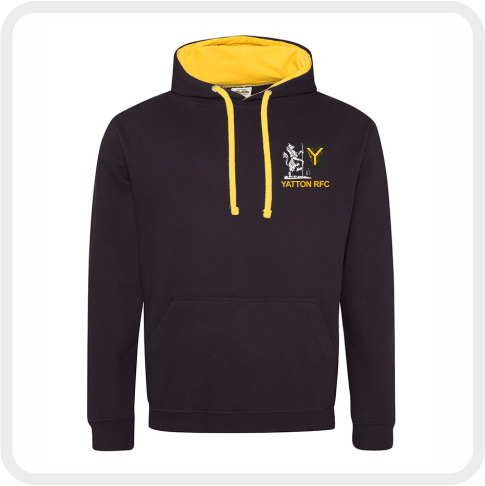 Yatton RFC Varsity Hoodie (Black/Gold)