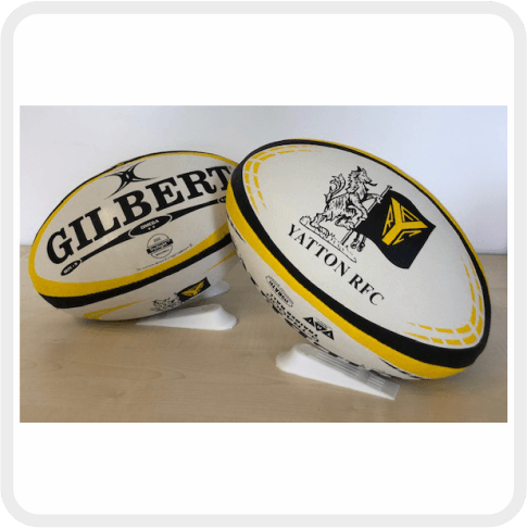 Yatton RFC Gilbert G-TR 4000 Rugby Training Ball, Size: Size 3 (Age 7-9)