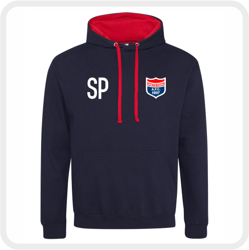 Sneyd Park AFC AWDis Varsity Hoodie JH003 (Navy/Red)