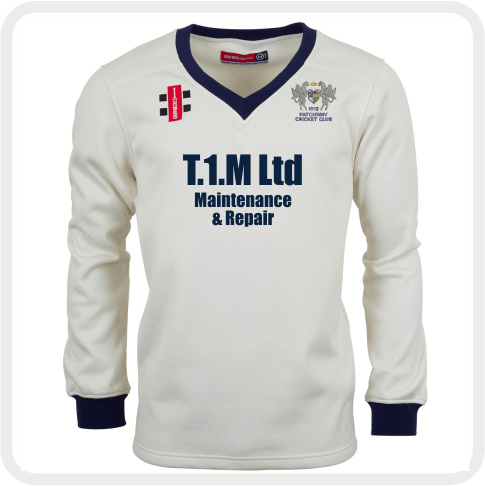 Patchway CC Performance Sweater (Navy Trim)